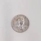 1957 Franklin Half Dollar Silver Coin 90 Percent US Mint Benjamin Classic