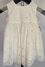 NWT Carter's Girls 6M Ivory Dress w/ Bloomers
