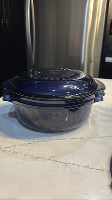 Tupperware TupperWave Stack Cooker 4 Pc Set Navy Blue