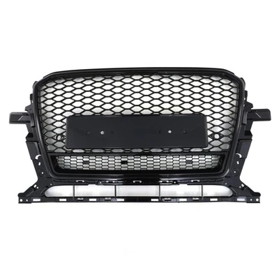 CALANDRE AVANT SANS LOGO STYLE RS ENTIÈREMENT NOIRE POUR AUDI Q5 SQ5 8R 2013-17 - Photo 1/4