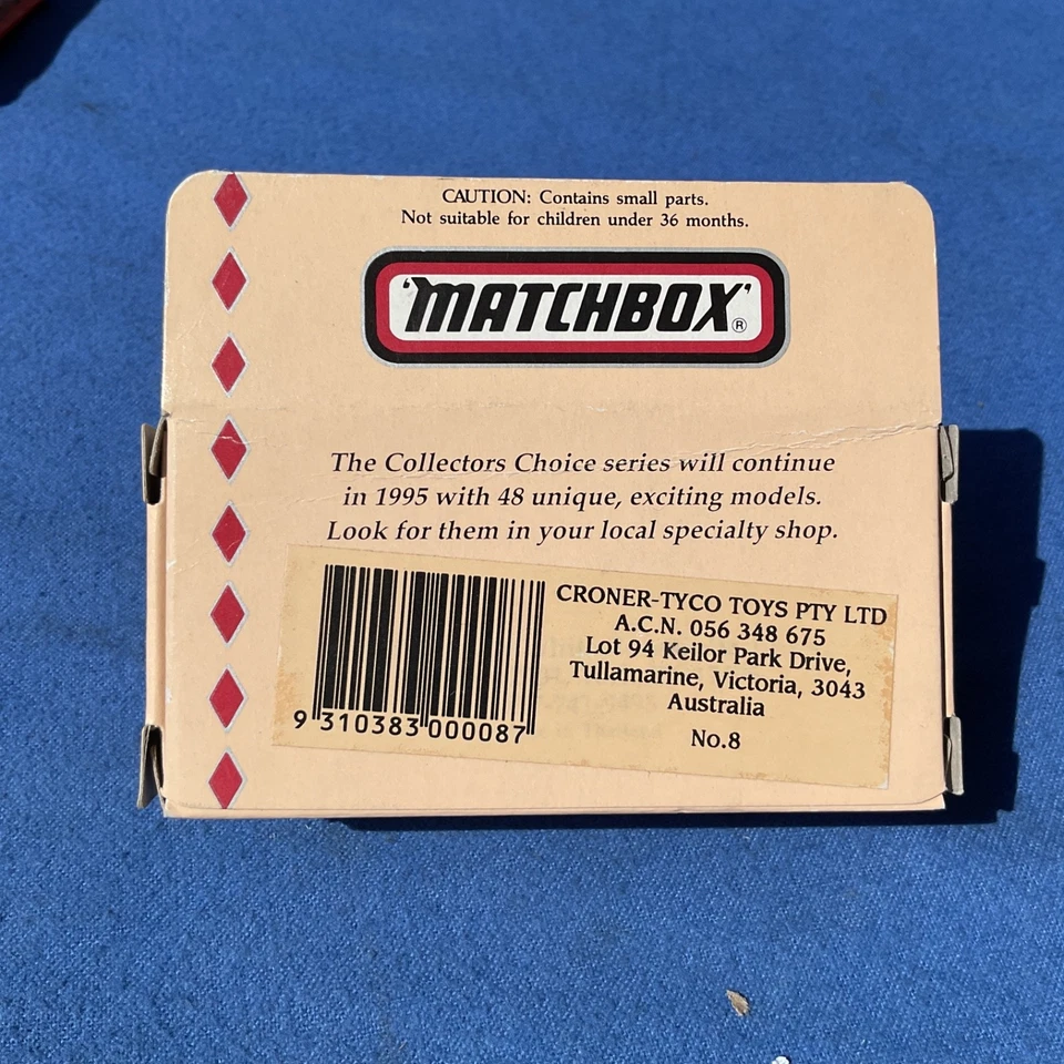 1994 Matchbox Superfast Collectors Choice No8 Jaguar XK 1:64 Diecast model Boxed - image 2 of 2