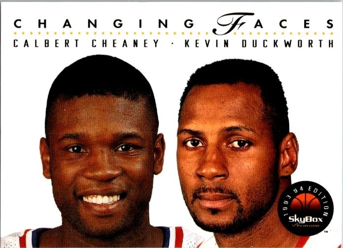 Calbert Cheaney/Kevin Duckworth - 1993-94 Skybox Premium - # 318 - Bullets