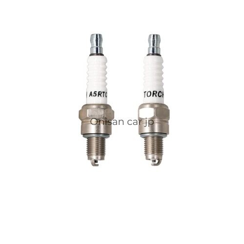 Two TORCH A5RTC spark plugs to replace standard NGK 6535 CR5HSB spark plugs