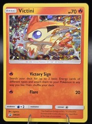 Victini SM225 Sun & Moon Black Star Promo Holo