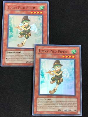 YUGIOH LUCKY PIED PIPER TAEV-EN021 SUPER X2 (NM)