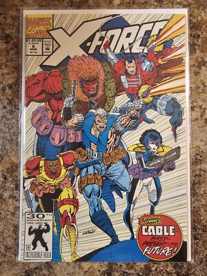 X-Force #8 1st Appearance Domino & Origin of Cable Marvel Comics