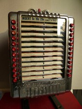 Wurlitzer Modell 3020 Fernwähler Musik Boxen Diner Tisch Wall Box  Münzeinwurf