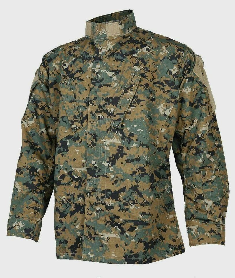 TACTICAL RESPONSE OCP UNIFORM SHIRT WOODLAND DIGITAL CAMOUFLAGE NYCO RIP-STOP - Image 2 of 4