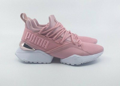 muse maia metallic rosa damen sneaker