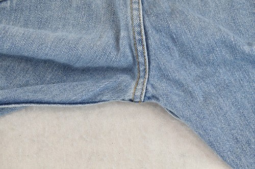 Levis Jeans 505 Regular Fit Straight Mid Rise Med Wash Blue Denim Men Size 38x32 - Picture 10 of 24