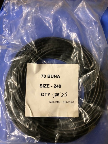 70 Durometer Buna Oringe, Größen 048, 158, 248, 424; 58 Gesamtstücke - Bild 4 von 5