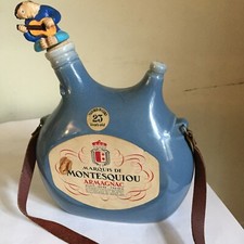 Vintage MARQUIS DE MONTESQUIOU ARMAGNAC bottle/flask