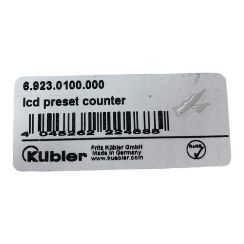 Kübler Codix 6.923.0100.000 Électronique Compteur Avant - Photo 2 sur 8