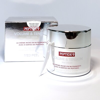 Medi Peel Peptide 9 Volume & Tension Tox Cream 50g Lifting Anti Wrinkle K-Beauty
