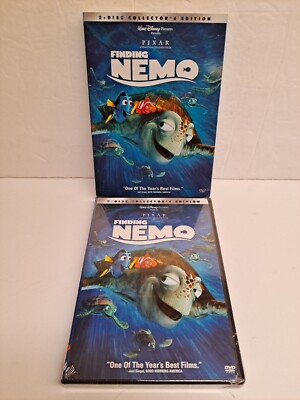 Finding Nemo DVD, 2003, 2-Disc Set Collector's Edition WITH Slipcover New!