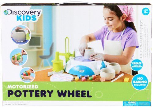 Discovery Kids Motorized Pottery Wheel With Foot Pedal Craft Sculpting MoldingNe Nieuw, verkoop