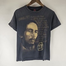 Vintage 2007 Zion Bob Marley T-Shirt Redemption Song Shirt Size Small Reggae