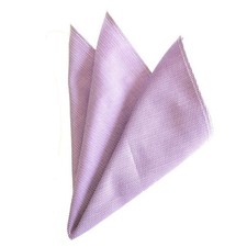  98 Bloomingdales Men Solid Light Purple Handkerchief Dress Casual Pocket Square
