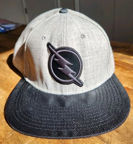 Ball Cap Flash Fastest Man Alive Grey And Black Adjustable