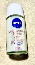 NIVEA WHITEN BRIGHT POWDER DEODORANT ROLL ON ANTI-PERSPIRANT48H QUICK DRY 50ML