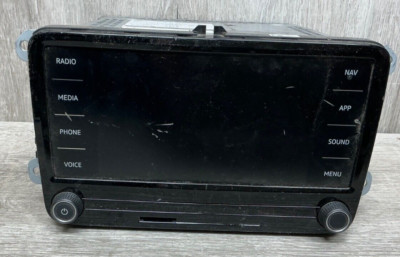 2021 VOLKSWAGEN PASSAT RADIO RECEIVER DISPLAY SCREEN W/o NAVIGATION OEM