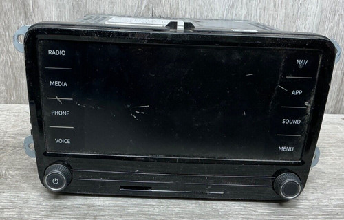 2021 VOLKSWAGEN PASSAT RADIO RECEIVER DISPLAY SCREEN W/o NAVIGATION OEM