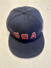 New Nike Hat Team USA Basketball Dream Team Olympics Size 7 3/8 Rare Limited
