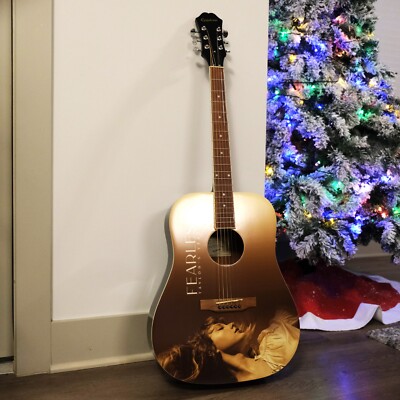 IN HAND - Taylor Swift Fearless Acoustic Guitar Numbered Collectible SHIPS TODAY