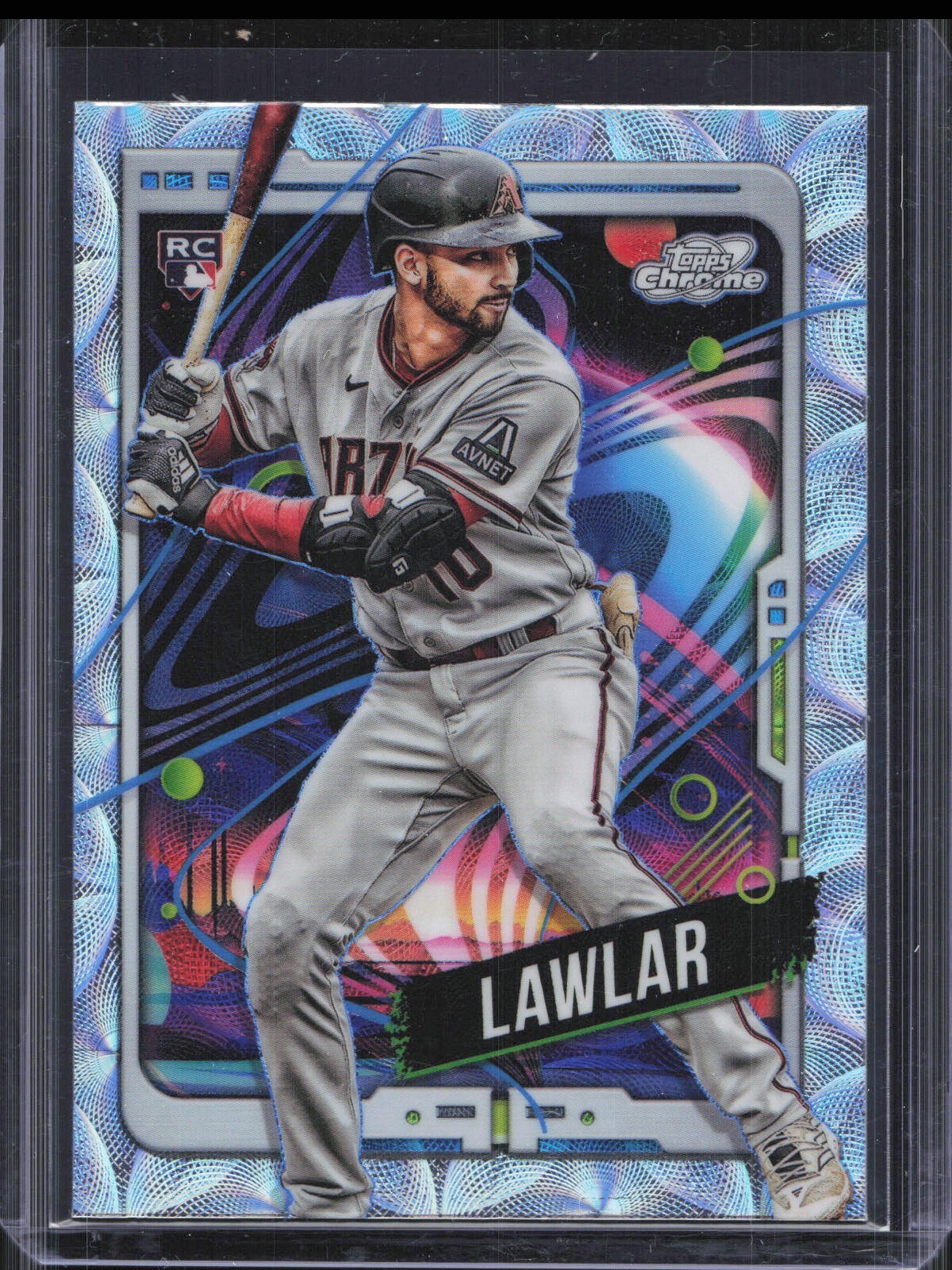 2024 Topps Cosmic Chrome Jordan Lawlar #5 Rookie Nucleus Refractor