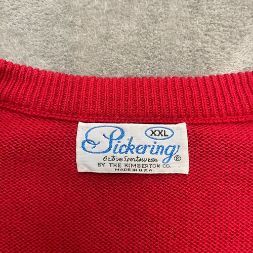 US Open Golf 1992 Pebble Beach VTG Pickering Vest Men's XXL Red - Picture 3 of 8