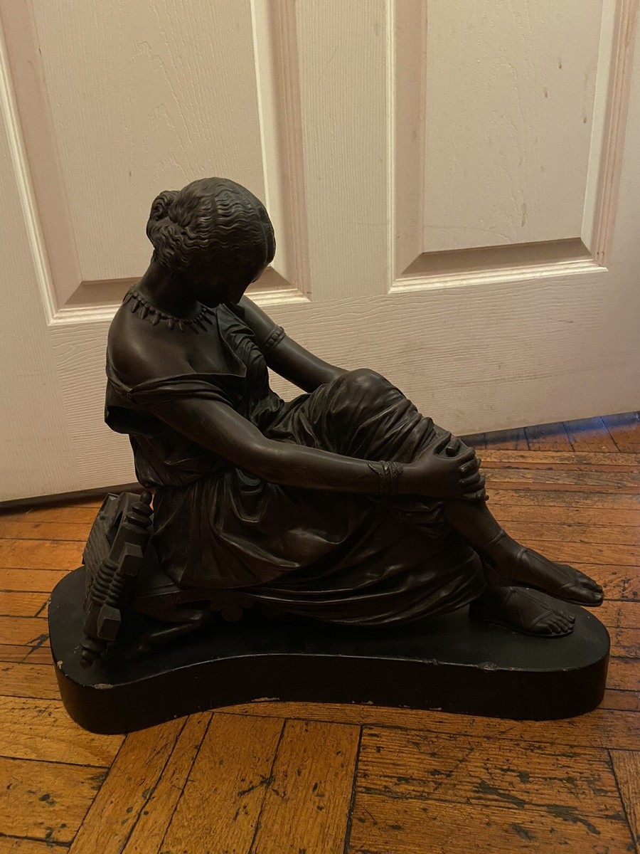 Susse Freres 19th Century Bronze Figure of Sappho after James Susse Freres 19th Century Bronze Figure of Sappho after James