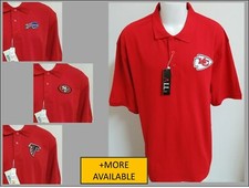 New Sz M-5XL Red Nfl Men's Cotton 85J Polo Shirt