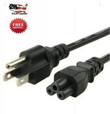6ft Standard AC Power Cord Cable 3 Prong Plug for PC Computer Monitor & Desktop