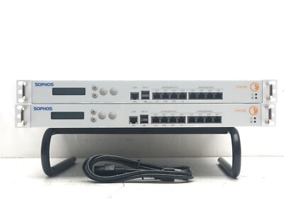 Lot of 2 Sophos UTM320 REV.5 Firewall W/ Power Supply