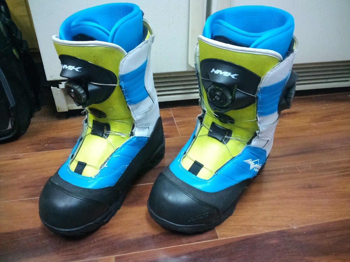 Hmk Mens Team Focus Boa Boots Size 8 snowmobile boots excellent