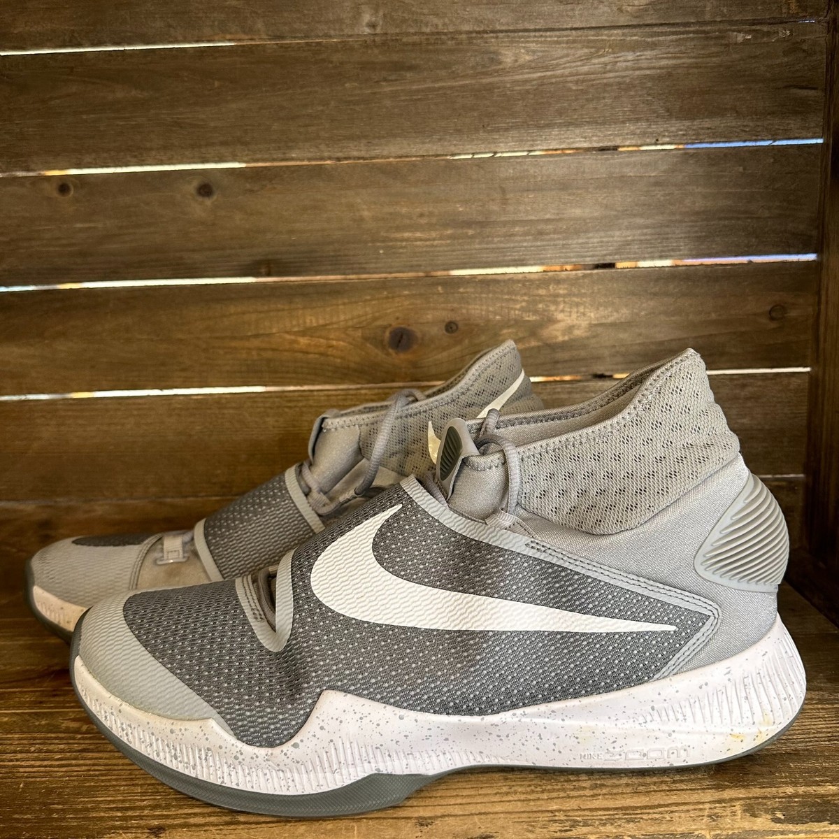 Size 14 - Nike Zoom HyperRev 2016 Dark Grey White for sale online