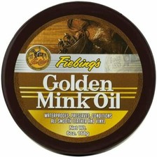 Golden Mink Oil Fiebings 168g Waterproofs,Preserves & Conditions Smooth Leather