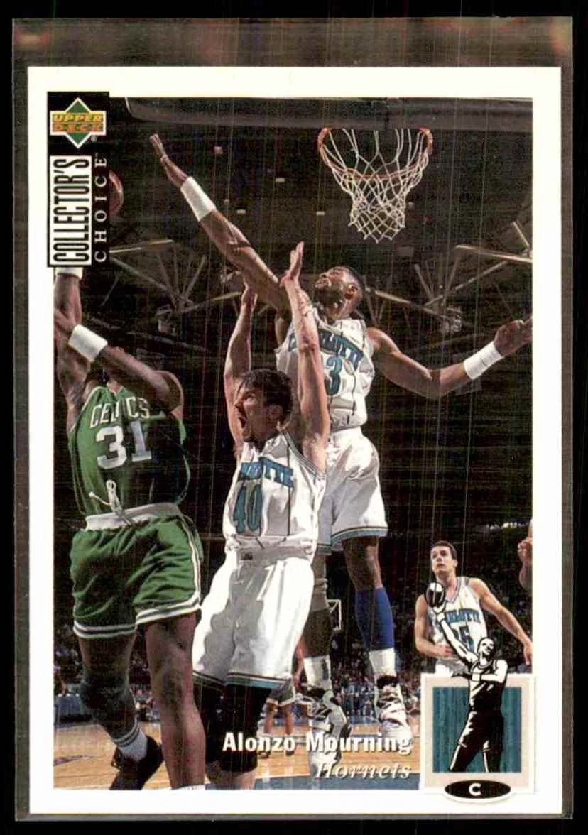Alonzo Mourning Hornets 1994-1995 UD Collector's Choice #133 – DA PHOENIX CARD SHOP