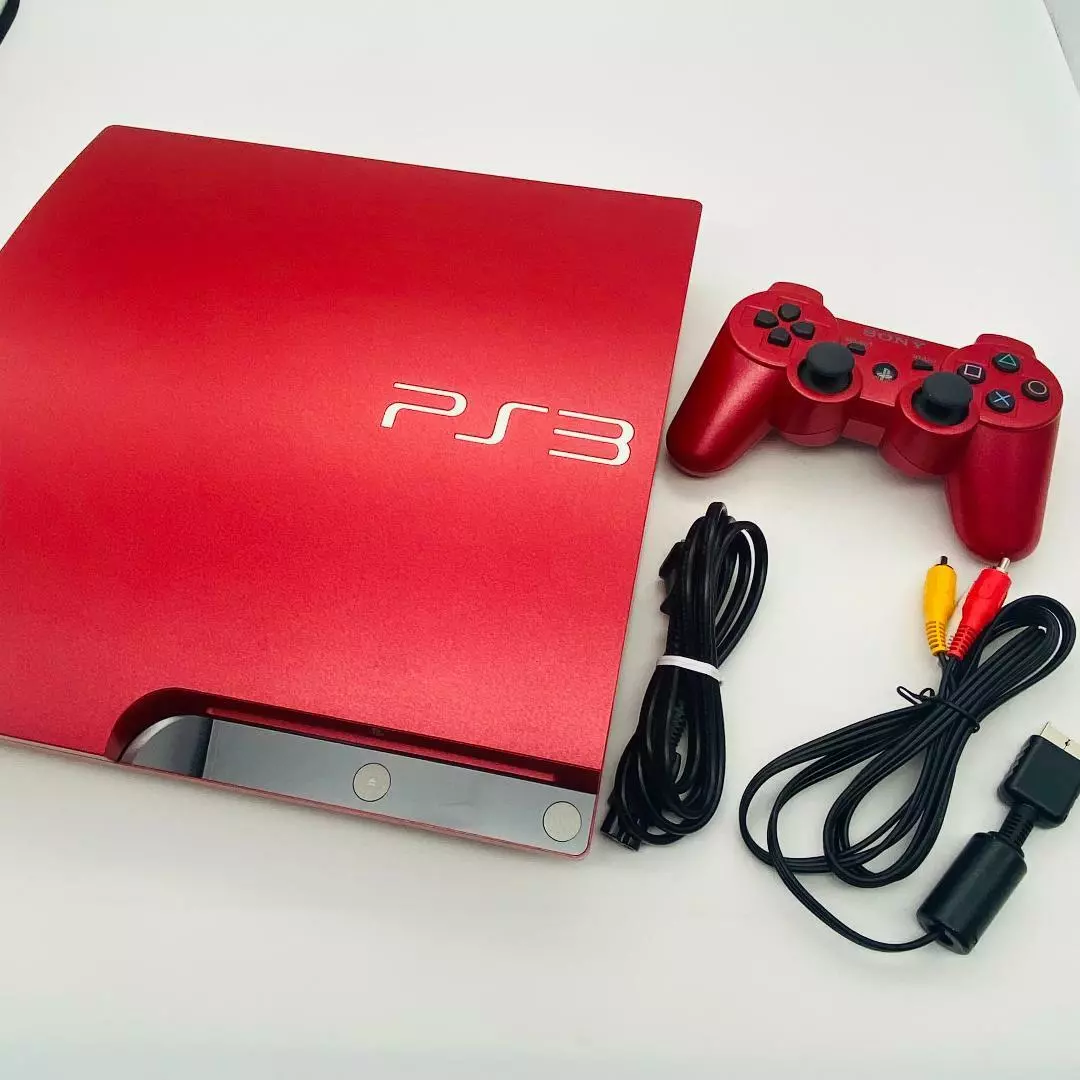 Sony Playstation 3 (PS3) Scarlet Red LIMITED EDITION – RetroPixl