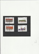Guyana, Historische Eisenbahnen, Mi. Nr. 2475 - 2478 Gestempelt