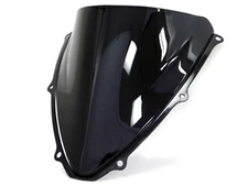 Black Double Bubble Windscreen Windshield for 2006-2007 Suzuki GSXR600 GSXR750