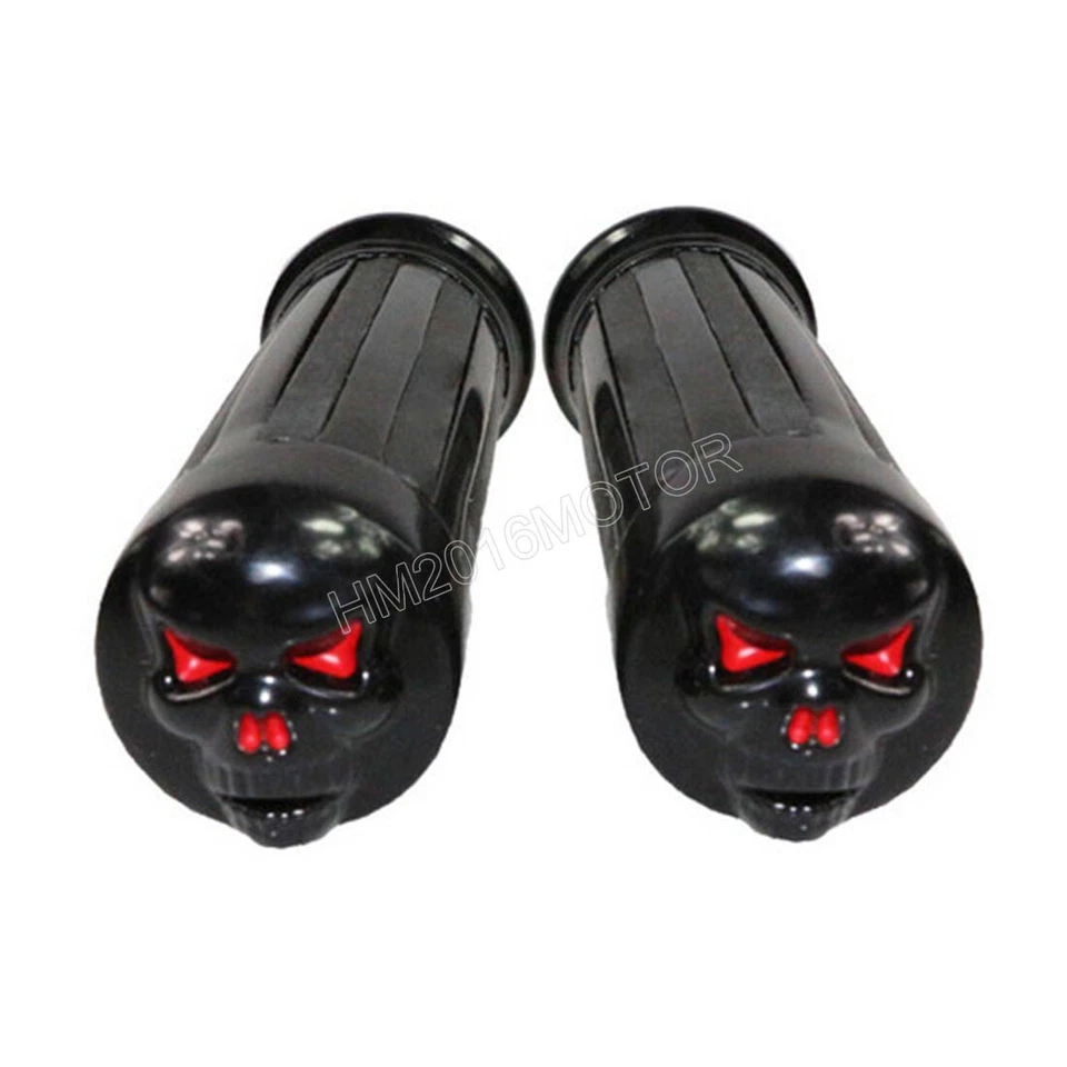 Empuñaduras de manillar calavera de 1" para Kawasaki Vulcan 1500 1600 2000 Classic EE. UU. Foto 4 de 4
