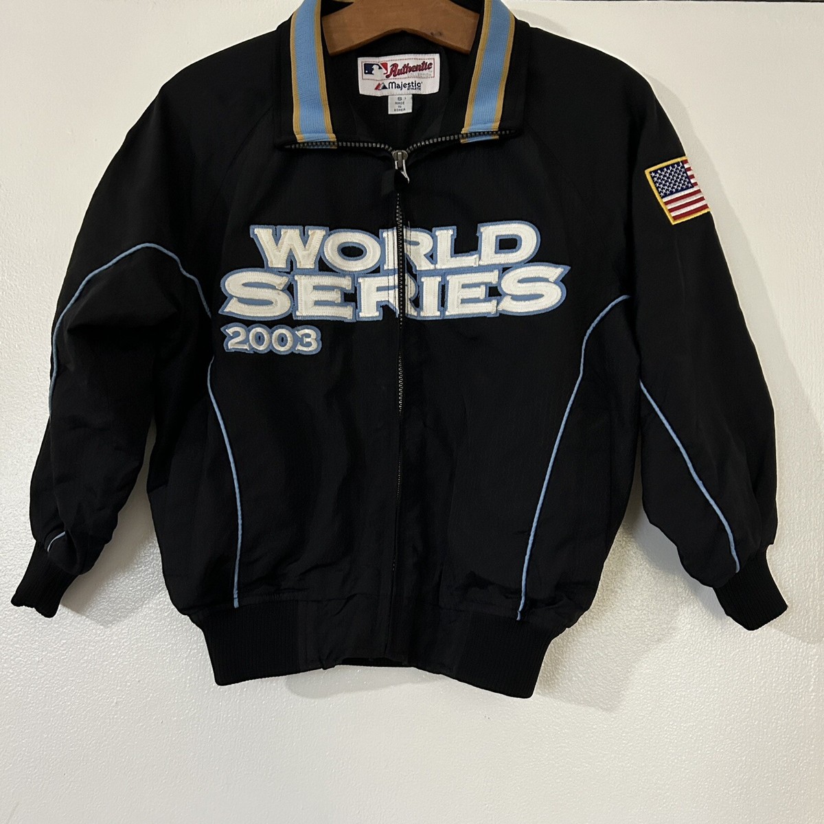 Majestic - 激レアMLB 2003年ワールドシリーズ100周年記念　スタジャン　韓国製WBC Majestic - 激レアMLB 2003年ワールドシリーズ100周年記念