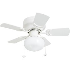 Prominence Home 41530 01 28 Small Ceiling Fan Glossy White For