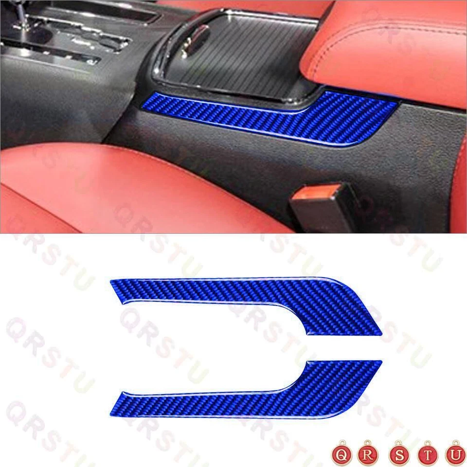 19Pcs Blue Carbon Fiber Interior Full Set Cover Trim For Dodge Charger 2011-2014 - Imagem 4 de 4
