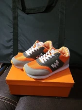 Whataburger Shoes Size 5 Texas Fast Food Sneakers Lace Up Collectible Orange