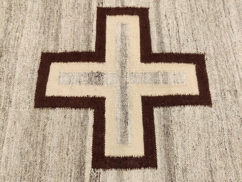 5x8 Wool Navajo Rug Southwest Pattern Housewarming Area Rug Native Wool Rug - Picture 8 of 13