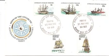 Australian Antarctic (AAT) 1980 FDC 5v-inc,Terra Nova/Resolution as pic