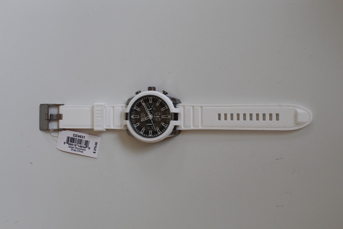 Diesel DZ4631 Mens Split Quartz Steel/Silicone Chronograph Diesel DZ4631 Mens Split Quartz Steel/Silicone Chronograph