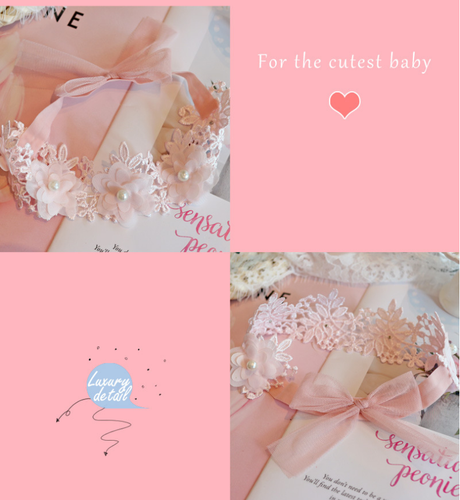 3PCS Newborn Baby Girls Flower Headband Soft Elastic Bow Knot Hair Band Set gift - Picture 36 of 94